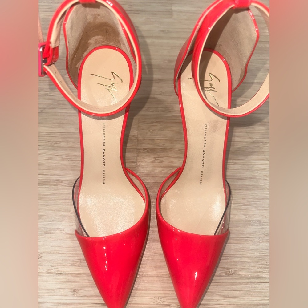 Giuseppe Zanotti Vibrant pink Patent Leather Heels